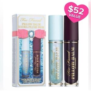 Too Faced Ultra Plush: Pillow Balm Lip Balm Duo